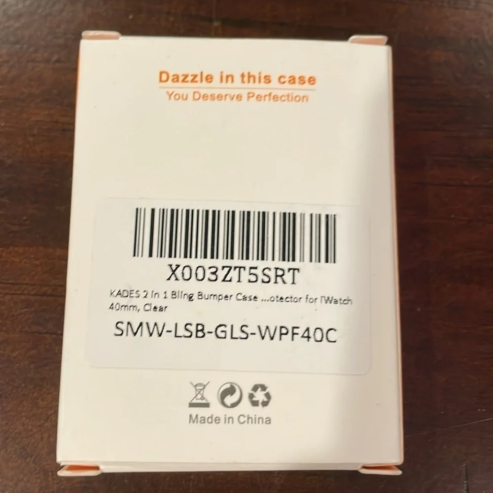 NIB Apple Watch Bling Case Protector Bumper Case